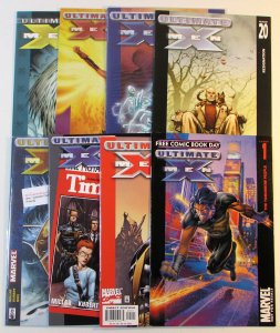 2001 Ultimate X-Men Lot 8 #1, 5, 15, 17, 20, 22, 38, 40 Marvel 1st Series Comics