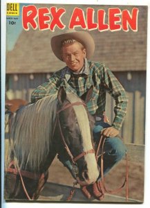 Rex Allen #12 1954-Dell-B-Western movie photo cover-VG 