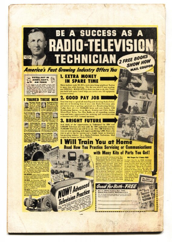THING #1 1952-CHARLTON-PRE-CODE HORROR-People roasting alive! Shrunken head!