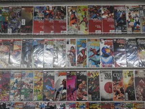 Huge Lot of 160+ Comics W/ Spiderman +More! Average VF- Condition!