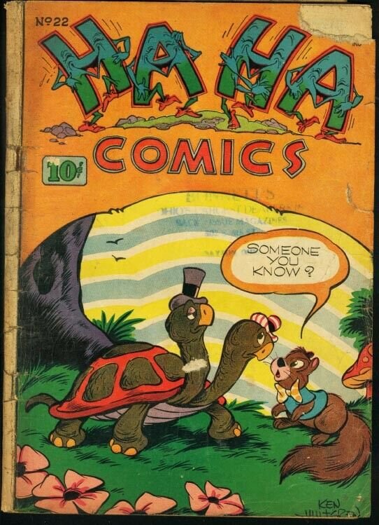 HA HA COMICS #22-FUNNY ANIMAL-1945 G