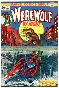 WEREWOLF by NIGHT #9, FN+, Wolf, Tom Sutton, Full Moon, 1972, more WW in store