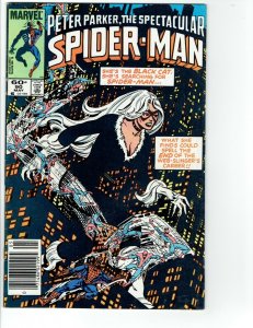Peter Parker The Spectacular Spider-Man #90 Newsstand Black Suit High Grade 