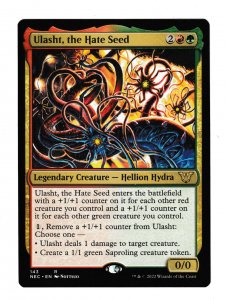ULASHT, THE HATE SEED | RARE | COMMANDER: KAMIGAWA NEON DYNASTY #143 | MTG 2022