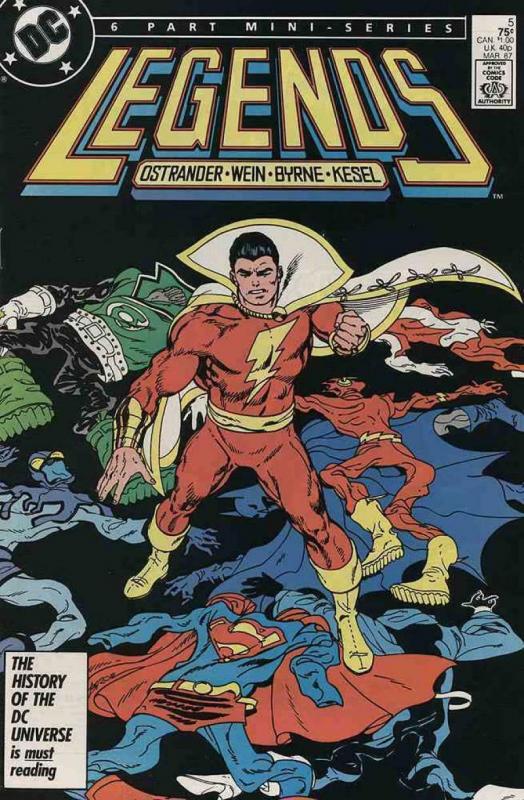 LEGENDS #5, VF/NM, Shazam, John Byrne, DC, 1986 1987 more in store