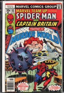 Marvel Team-Up #66 (1978) Captain Britain [Key Issue]