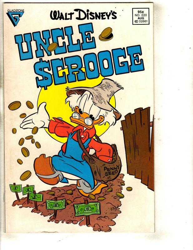 12 Uncle Scrooge Comics # 210 211 212 213 214 215 216 217 218 219 220 221 WS5