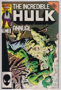 The Incredible Hulk Annual #15 (1986) Hulk
