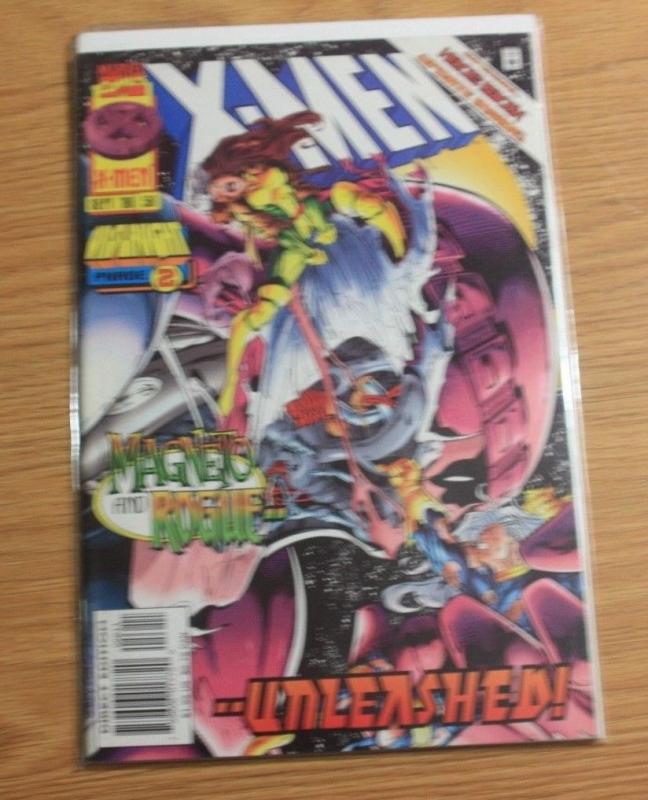 X MEN # 56  1996, Marvel disney onslaught  phase 2 heroes reborn magneto  rogue 