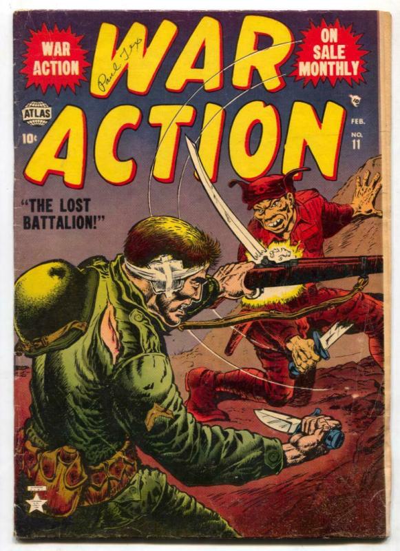 War Action #11 1953- Lost Battalion- Attila the Hun VG-