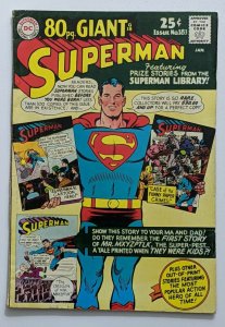 Superman #183 (Jan 1966, DC) VG/FN 5.0 80 Pg Giant Curt Swan & George Klein cvr 