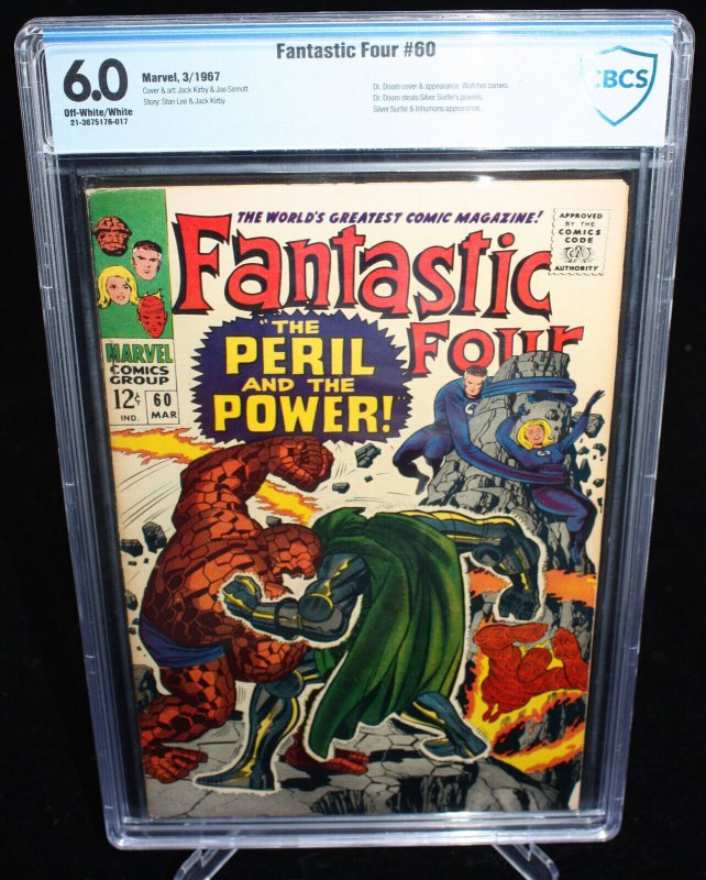 Fantastic Four #60 (CBCS 6.0) Dr. Doom Cover & Appearance - 1967
