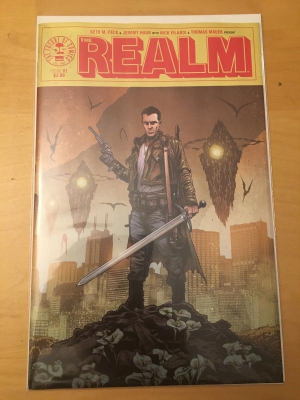 THE REALM 1, NM+ (9.4 - 9.6) 1ST PRINT, COVER A, SOLD OUT, IMAGE HIT, CGC WORTHY