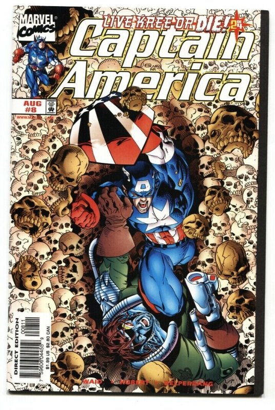 Captain America #8--1998 1st appearance of BRON CHAR