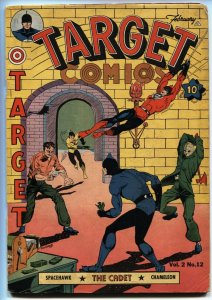 Target Vol 2 #12 Space Hawk by Basil Wolverton Targeteers Golden Age