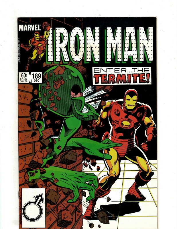 10 Iron Man Marvel Comics # 180 183 184 185 186 187 188 189 190 191 Stark J451