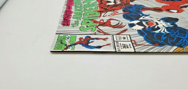 Amazing Spider-Man #362 2ND PRT 1992 Carnage and Venom NM