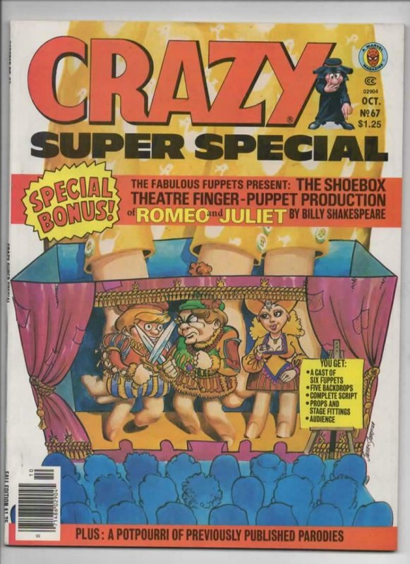 CRAZY #67 Magazine, VF, Kung-Fu, Super Special, 1973 1980, more in store