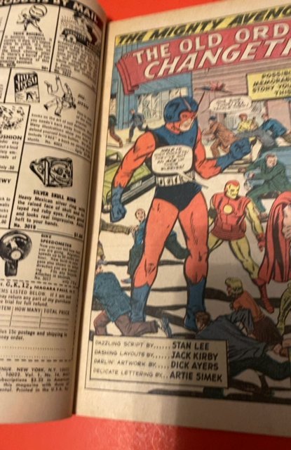 The Avengers #16 (1965) new assembled avengers