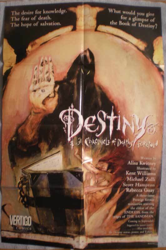 DESTINY Promo poster, 22 x 34, 1997, Unused, more in our store