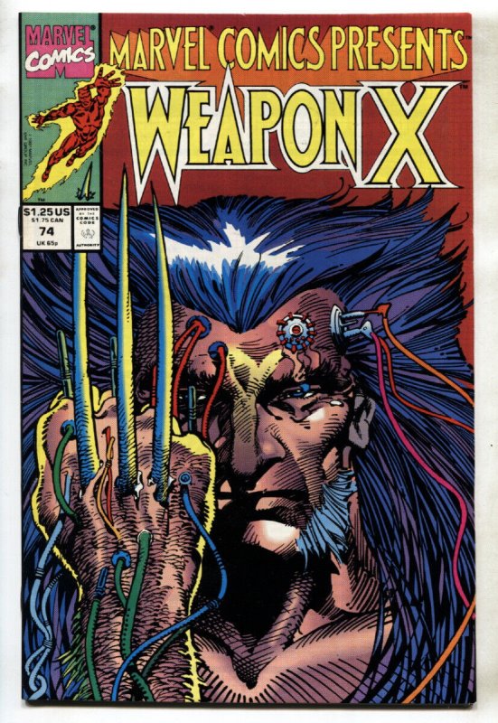 Marvel Comics Presents #74--1991--Weapon-X--Wolverine--comic book