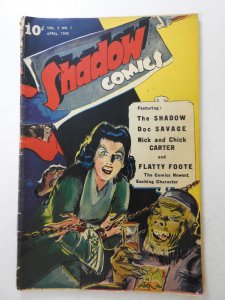 Shadow Comics #49 (1945) Bondage Cover! Sharp Good+ Condition!