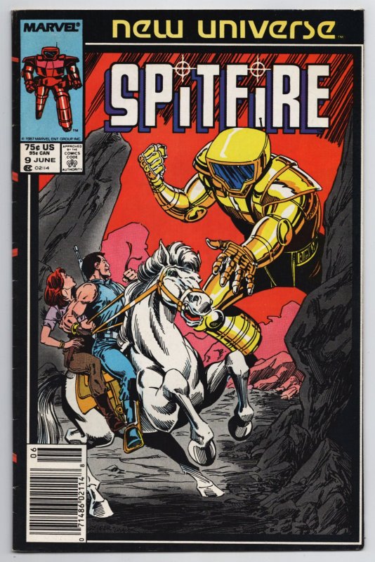 Spitfire And The Troubleshooters #9 New Universe (Marvel, 1987) VG/FN