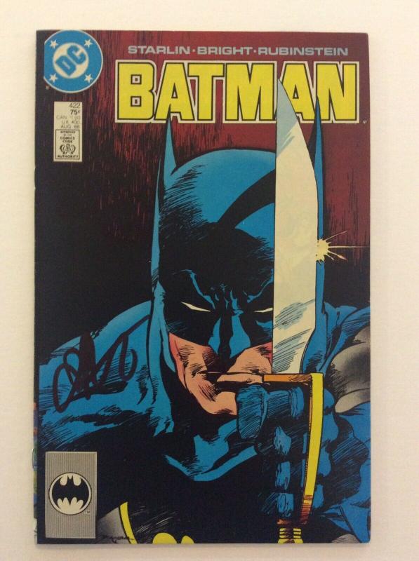 BATMAN #422 - Signed by Writer Jim Starlin