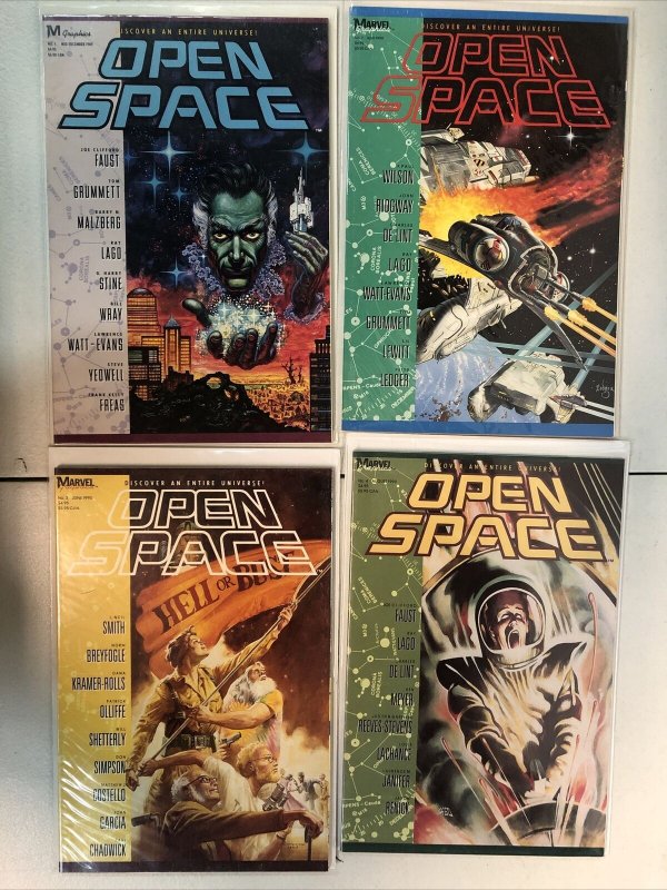 Open Space Discover An Entire Universe! (1989) # 1-4 Complete Set (VF/NM) Marvel