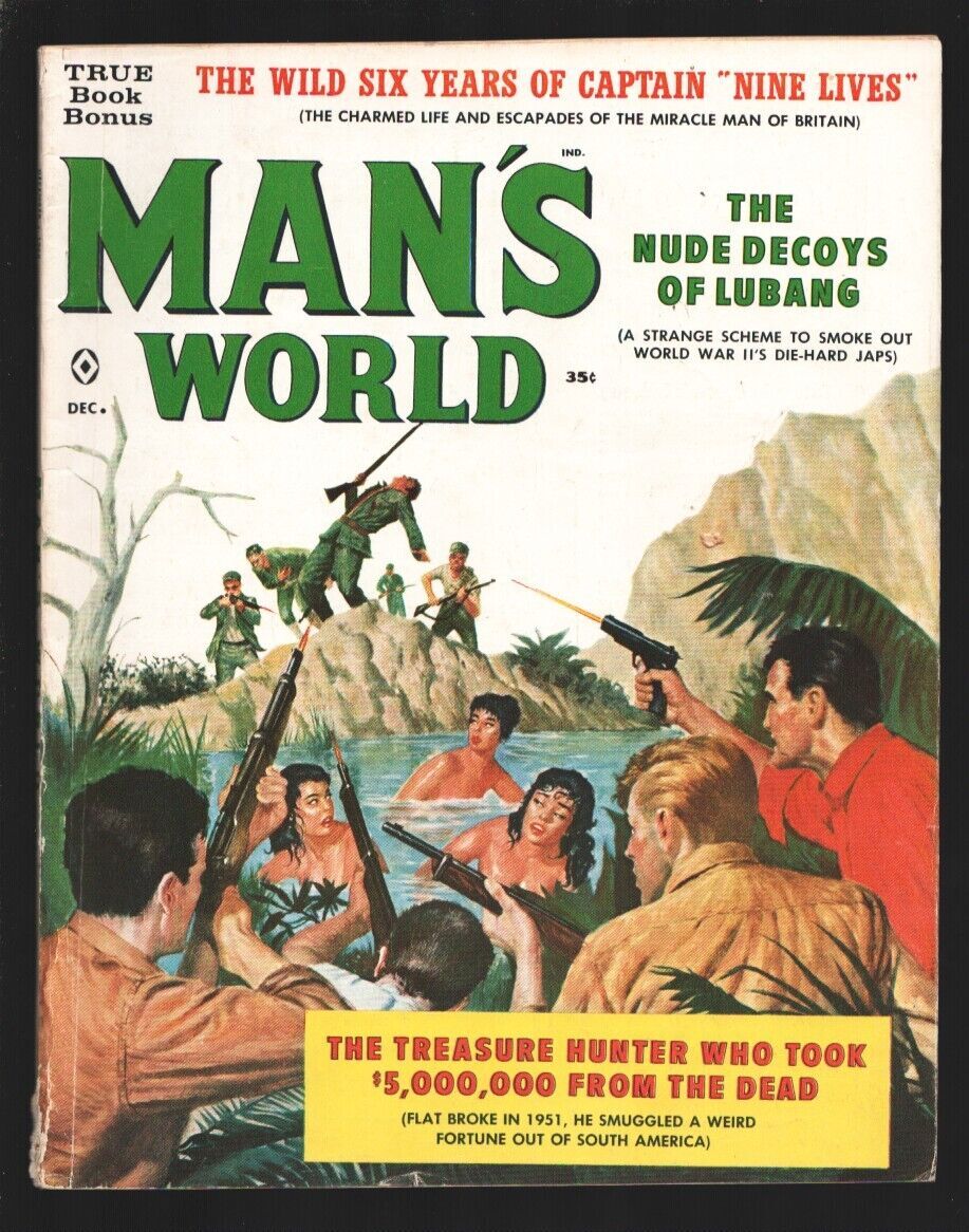 Man's World Magazine 128/1960-Rudi Nappi cover-War-vice-cheesecake ...