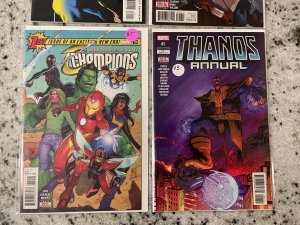 4 Marvel Comics Thanos Annual 1 Champions 19 Starlord 1 Cyclops 1 NM 1st 53 J801 