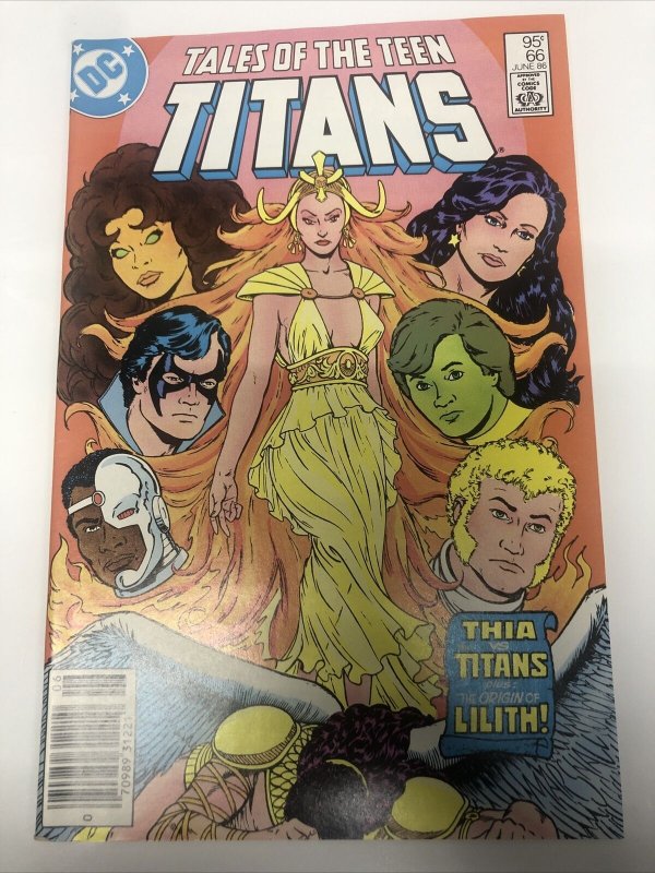 Tales Of The Teen Titans (1986) # 66 (NM) Canadian Price Variant • CPV • Wolfman