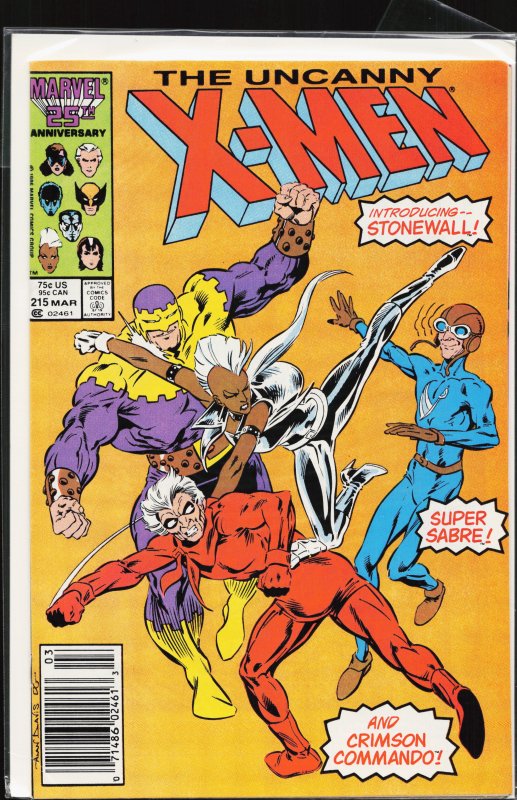 The Uncanny X-Men #215 (1987) X-Men