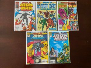 What If? Iron man lot 5 different issues 8.0 VF
