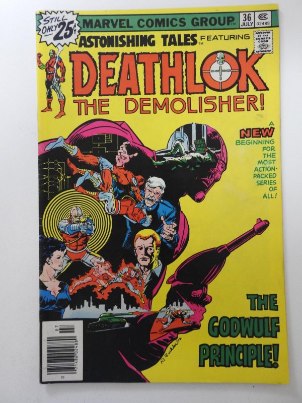 Astonishing Tales #36 W/ Deathlok The Demolisher! Sharp VF Condition!