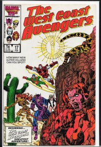 West Coast Avengers #17 (1987) West Coast Avengers / Avengers West Coast