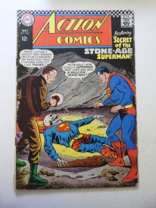 Action Comics #350 (1967) VG Condition 1/2 spine split