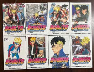 Boruto Next Generation Manga Lot Vol 1-8 TPB ENGLISH Ukyo Kodachi