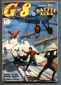 G-8 and His Battle Aces Pulp September 1937-Aviation hero pulp- VG