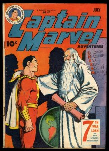 Captain Marvel Adventures #47 VG- 3.5 Shazam! C.C. Beck Cover Art!