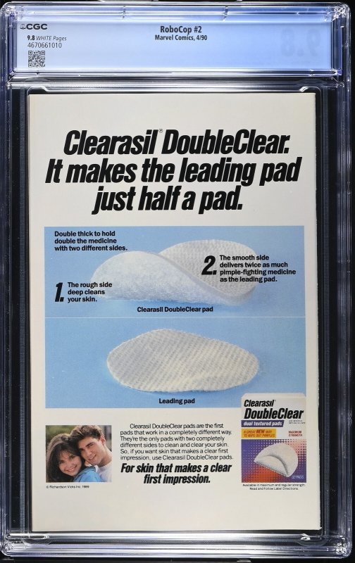 RoboCop #2 (4/90) Graded CGC 9.8