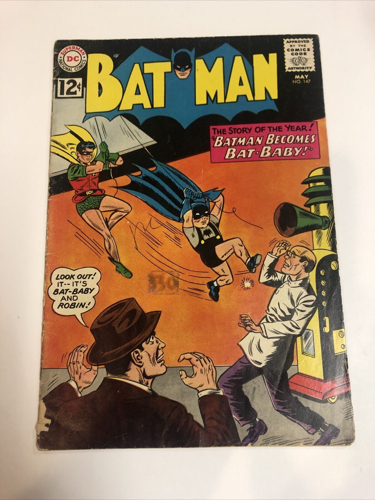 Batman (1962) # 147 (Fair/G) Batman Becomes Bat-Baby | Comic Books - Silver  Age, DC Comics, Batman, Superhero / HipComic