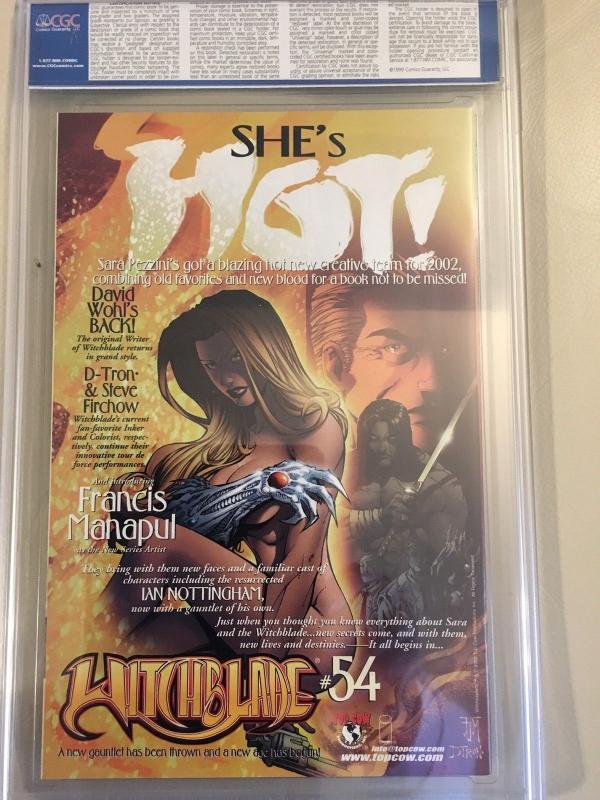 Inferno Hellbound #1B  Variant CGC 9.8- (Top Cow/Image-2002)