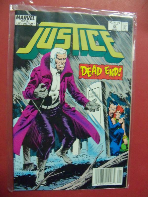 JUSTICE #27   (9.0 to 9.4 or better)  MARVEL COMICS