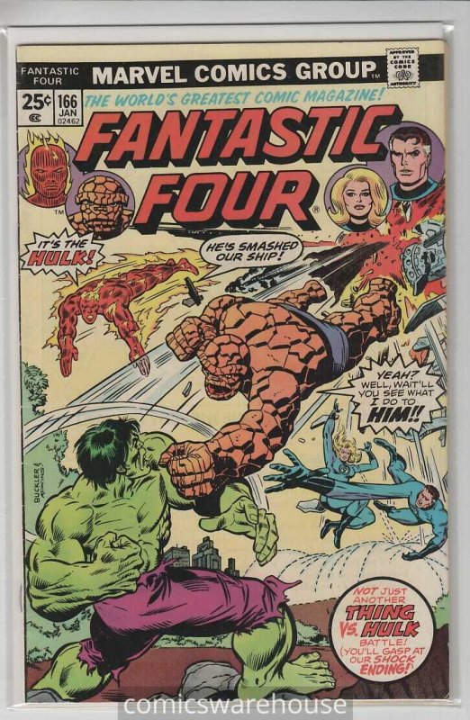 FANTASTIC FOUR (1961 MARVEL) #166 FN/VF A42961