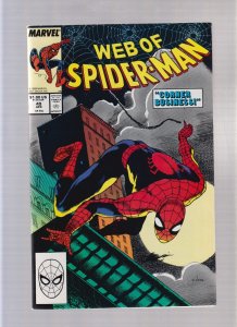 Web Of Spider Man #49 - Written By Peter David! (9.0) 1989