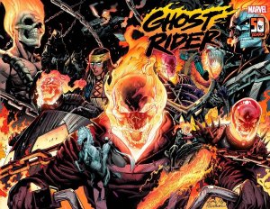 Ghost Rider #1 Stegman Wraparound Var  Marvel Prh Comic Book 2022