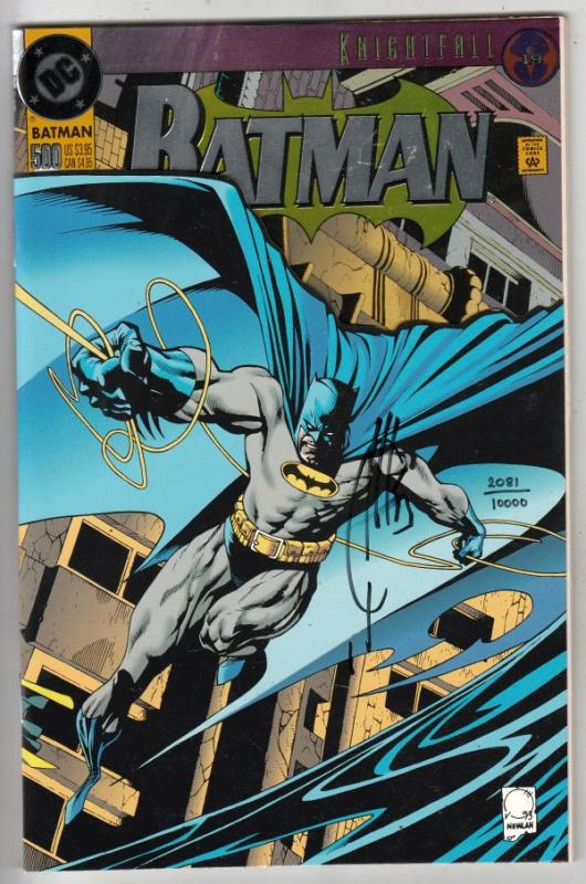 Batman Signed #500 (Oct-93) NM+ Super-High-Grade Batman, Robin the Boy Wonder