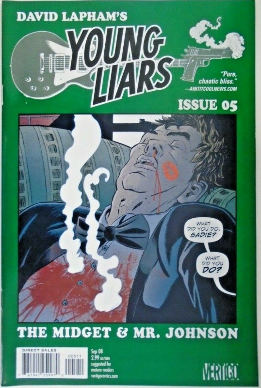 *Young Liars (2008, Vertigo, Dave Lapham) 1-10