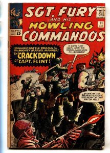 SGT FURY AND HIS HOWLING COMMANDOS #11--1964--MARVEL--WWII Silver-Age comic book